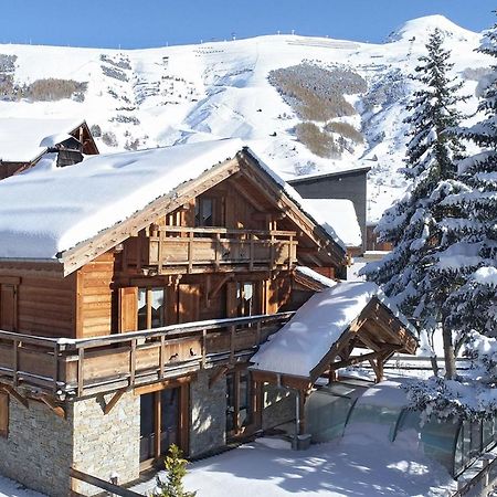 לס דה-אלפס Odalys Chalet Le Renard Lodge מראה חיצוני תמונה