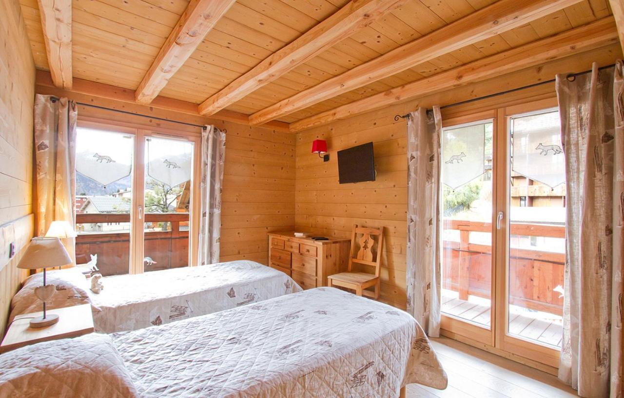 לס דה-אלפס Odalys Chalet Le Renard Lodge מראה חיצוני תמונה
