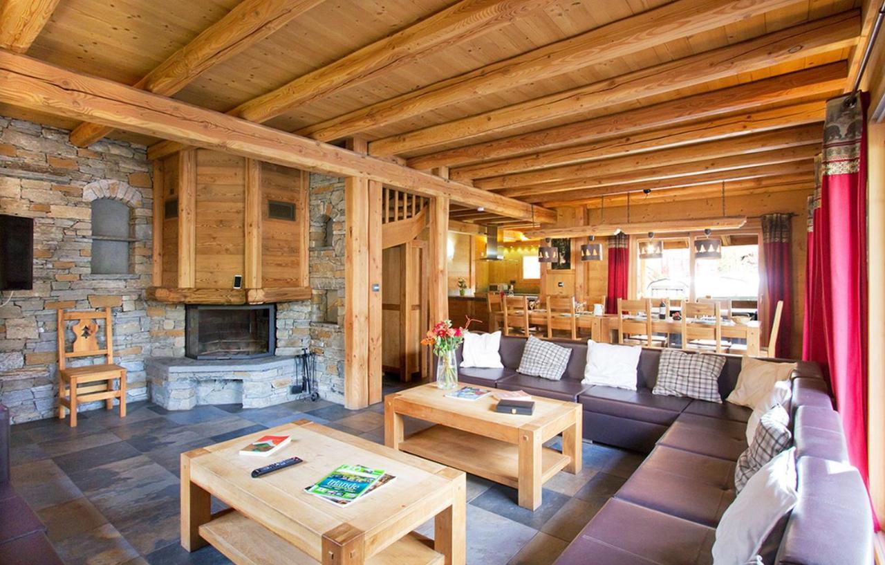 לס דה-אלפס Odalys Chalet Le Renard Lodge מראה חיצוני תמונה