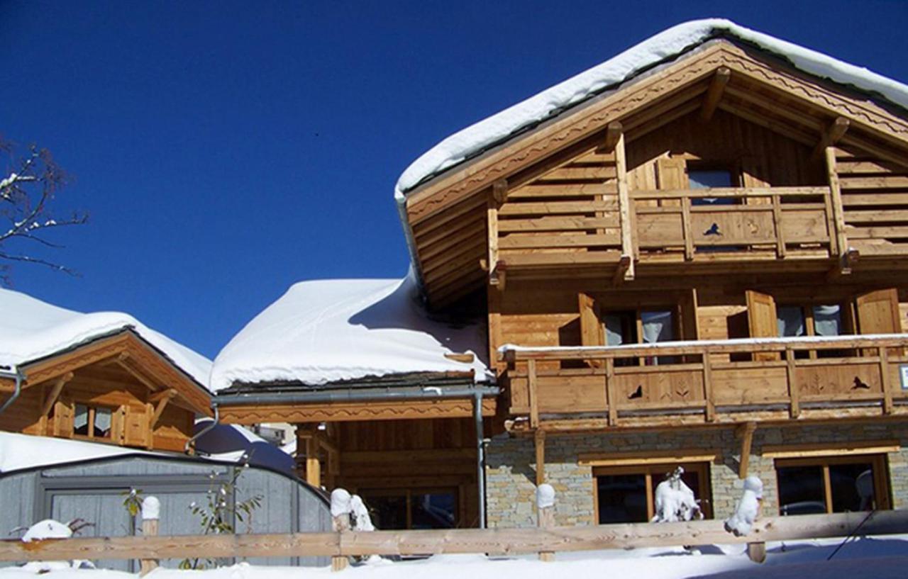 לס דה-אלפס Odalys Chalet Le Renard Lodge מראה חיצוני תמונה